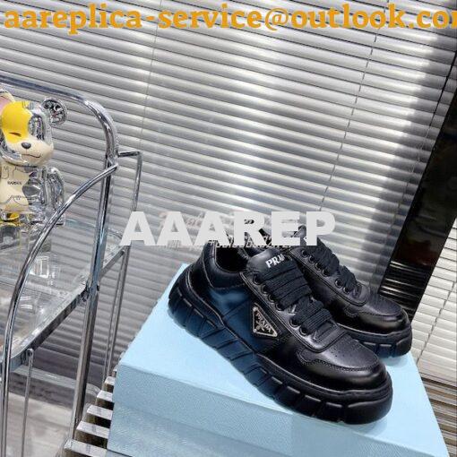 Replica Prada Men Female Leather sneakers 2EE378 10