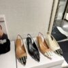 Replica Valentino Vlogo Signature Satin Slingback Pumps 80mm ii 29