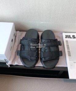 Replica Dior D-Wander Mules Black Camouflage Technical Fabric