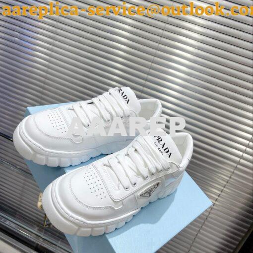 Replica Prada Men Female Leather sneakers 2EE378 21