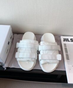 Replica Dior D-Wander Mules White Camouflage Technical Fabric