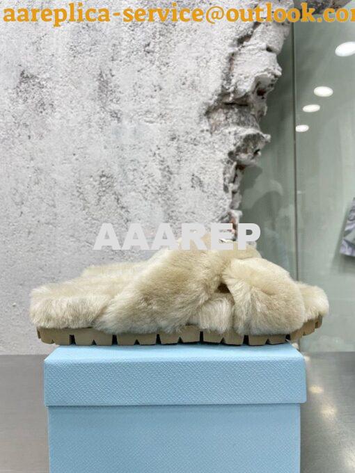 Replica Prada Shearling sandals 1XX600 16