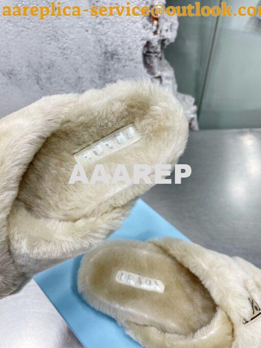 Replica Prada Shearling sandals 1XX600 20