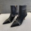 Replica Valentino Roman Stud Calfskin Combat Boot 40mm Black 10