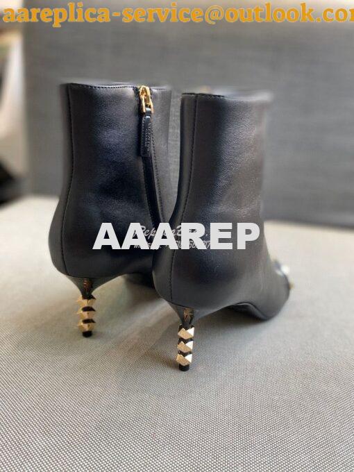 Replica Valentino Rockstud Kidskin Ankle Boot With Sculpted Heel 70mm 6