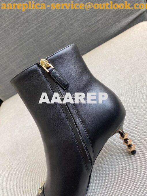 Replica Valentino Rockstud Kidskin Ankle Boot With Sculpted Heel 70mm 7