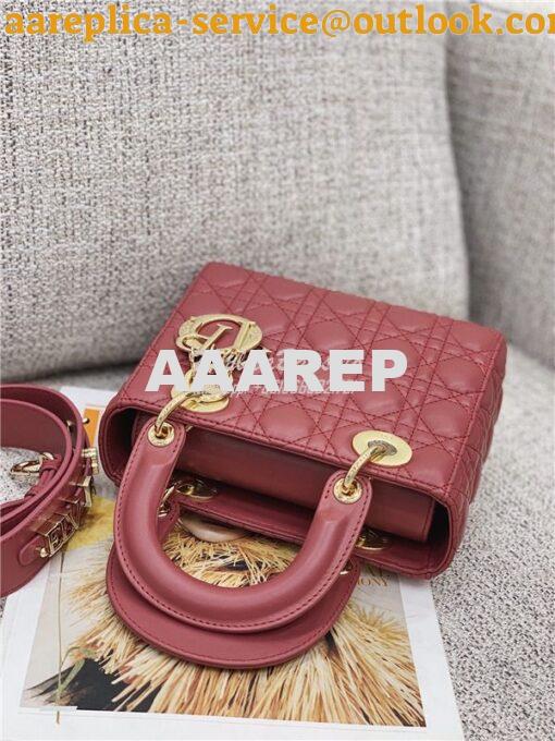 Replica Dior My ABCdior Lady Dior Bag M0538 Mallow Rose 7