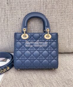 Replica Dior My ABCdior Lady Dior Bag M0538 Denim Blue 2