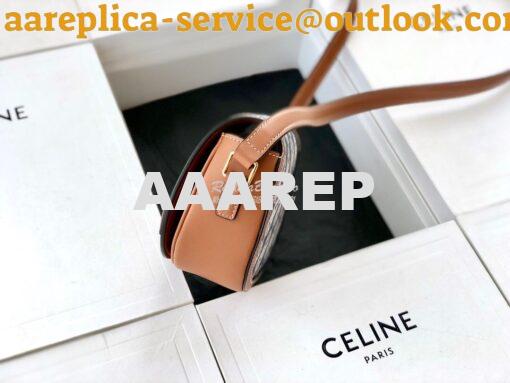 Replica Celine Small Crécy Bag In Maillon Triomphe Jacquard And Calfsk 3