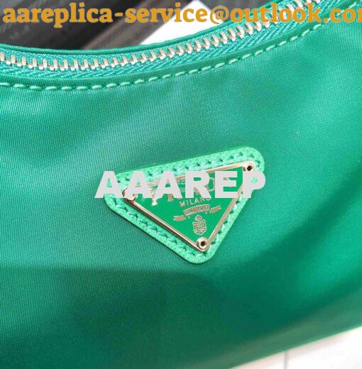 Replica Prada Re-Edition Nylon Multi-Pochette Bag 1BH204 Green 5