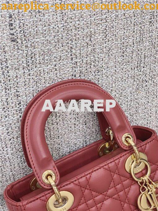 Replica Dior My ABCdior Lady Dior Bag M0538 Mallow Rose 15