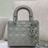 Replica Dior Lady Dior My ABCdior Bag in Denim Blue Ultramatte Cannage 20