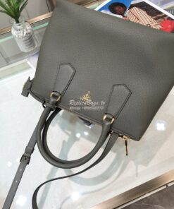 Replica Prada Galleria Saffiano Leather Bag 1BA232 Grey 2