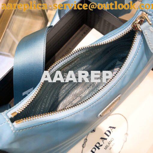 Replica Prada Re-Edition Nylon Multi-Pochette Bag 1BH204 Astral Blue 7