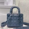 Replica Dior Lady Dior My ABCdior Bag in stone Grey Ultramatte Cannage 19