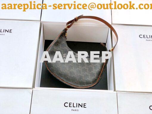 Replica Celine Ava Bag In Triomphe Canvas 193952 Tan