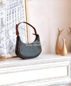 Replica Celine Ava Bag In Triomphe Canvas 193952 Tan 2