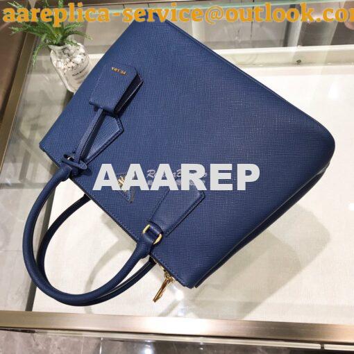 Replica Prada Galleria Saffiano Leather Bag 1BA232 Blue 3