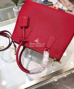 Replica Prada Galleria Saffiano Leather Bag 1BA232 Red 2