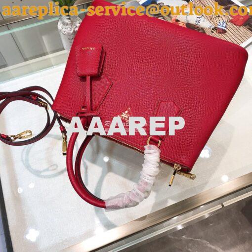 Replica Prada Galleria Saffiano Leather Bag 1BA232 Red 2