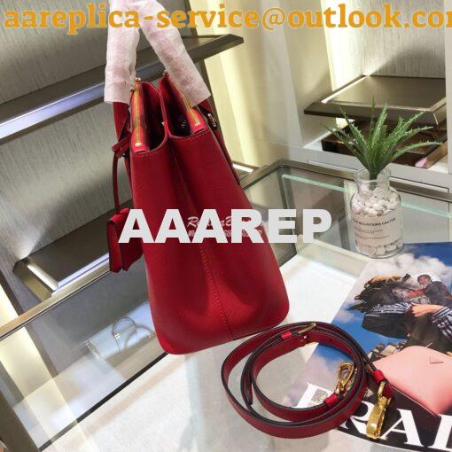 Replica Prada Galleria Saffiano Leather Bag 1BA232 Red 6