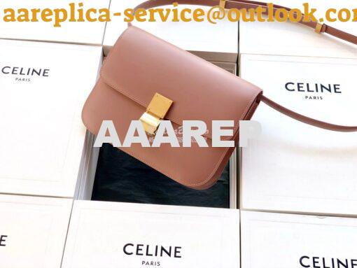 Replica Celine Classic Box Bag in Smooth Calfskin Blush 4