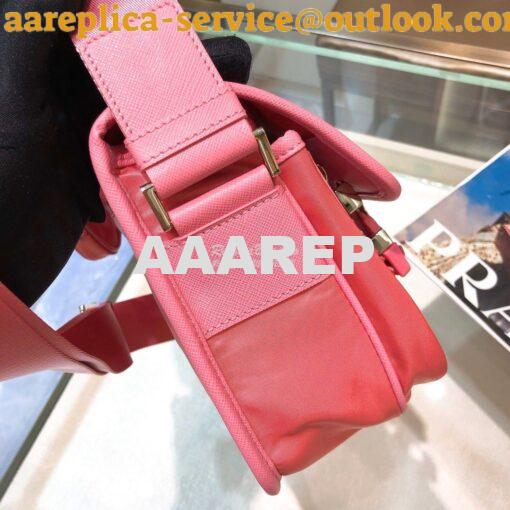 Replica Prada Nylon Cross-Body Bag 1BD334 Pink 4