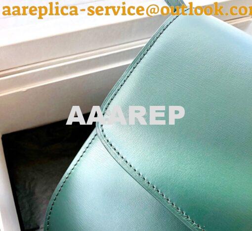 Replica Celine Classic Box Bag in Smooth Calfskin Dark Green 7