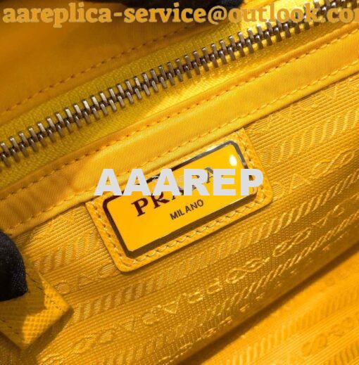 Replica Prada Nylon Cross-Body Bag 1BD334 Yellow 11