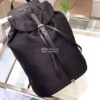 Replica Prada Nylon and Saffiano leather backpack 1BZ064 Blue Caramel 10