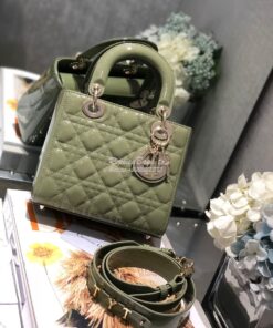 Replica Dior My ABCdior Lady Dior Bag in Patent Calfskin M0538 Dusty J