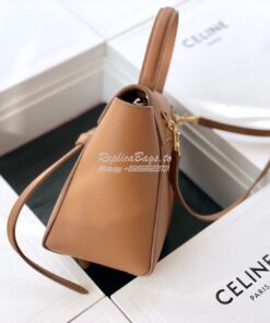 Replica Celine Nano Belt Bag Brown Grained Calfskin 185003 2