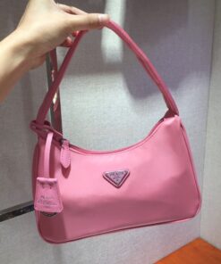 Replica Prada Re-Edition 2000 Nylon Mini-Bag 1NE515 Pink 2