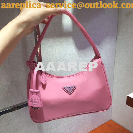 Replica Prada Re-Edition 2000 Nylon Mini-Bag 1NE515 Pink 2