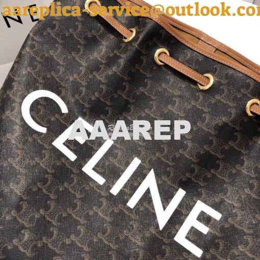 Replica Celine Medium Sailor Bag In Triomphe Canvas 191532 7