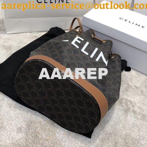 Replica Celine Medium Sailor Bag In Triomphe Canvas 191532 8