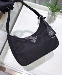 Replica Prada Re-Edition 2000 Nylon Mini-Bag 1NE515 Black