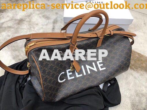 Replica Celine Large Voyage Bag In Triomphe Canvas 191472 2