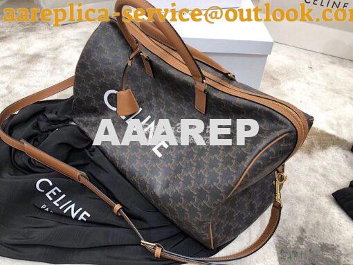 Replica Celine Large Voyage Bag In Triomphe Canvas 191472 3