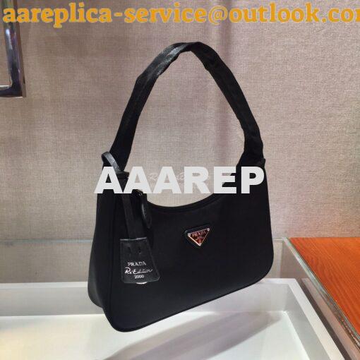 Replica Prada Re-Edition 2000 Nylon Mini-Bag 1NE515 Black 5