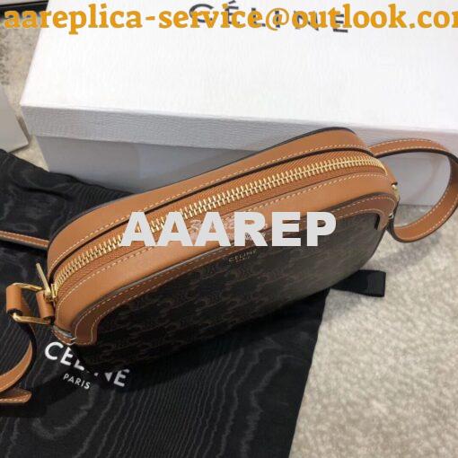 Replica Celine Small Camera Bag In Triomphe Canvas 191522 14