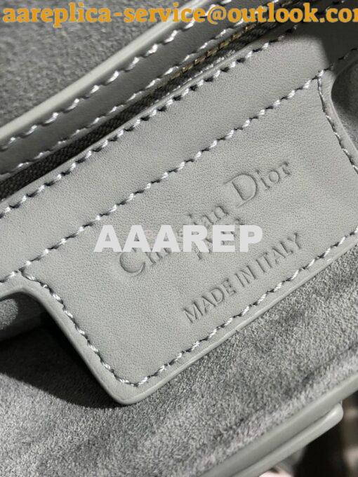 Replica Dior Saddle Ultra-Matte Bag M0446 Stone Grey 10