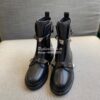 Replica Valentino VLogo 40mm Black Leather Ankle Boots 18