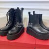 Replica Valentino Uniqueform Calfskin Ankle Boot 85mm Black VW2S0AP7 11