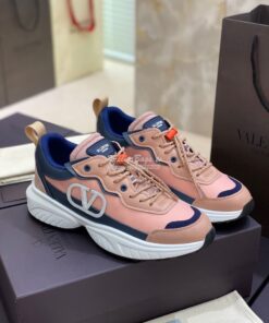 Replica Valentino SheGoes Men Female Sneaker in Split Leather And Mesh