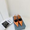 Replica Prada Nylon Gabardine Slingback Pumps 1I566M Blue 9