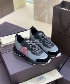 Replica Valentino SheGoes Men Female Sneaker in Split Leather And Mesh