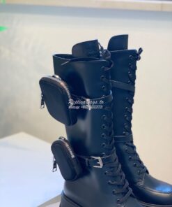 Replica Prada Monolith Leather Boots 1W828L 2