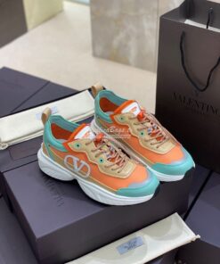 Replica Valentino SheGoes Men Female Sneaker in Split Leather And Mesh