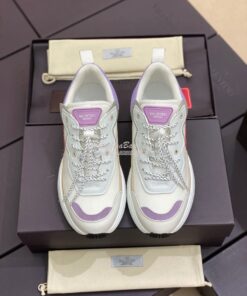 Replica Valentino SheGoes Men Female Sneaker in Split Leather And Mesh 2